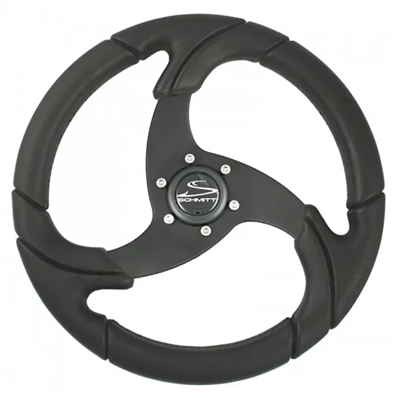 Schmitt Marine Folletto 14.2" Wheel - Black Polyurethane - 3/4" Tapered Shaft w/Black Center Cap Shop Now