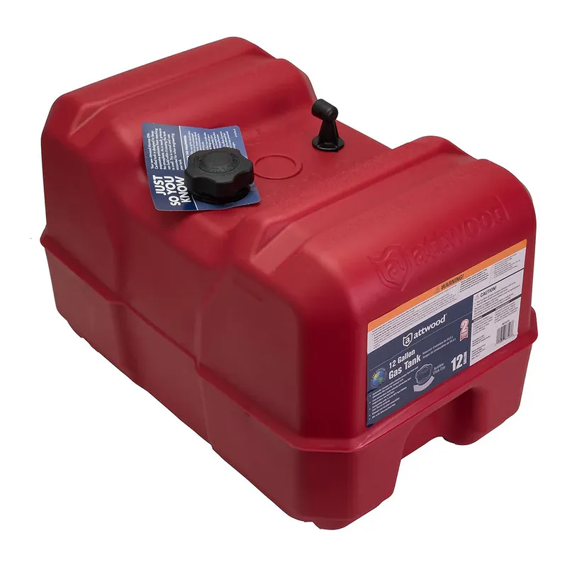 Limited Offer Attwood Portable Fuel Tank - 12 Gallon w/o Gauge