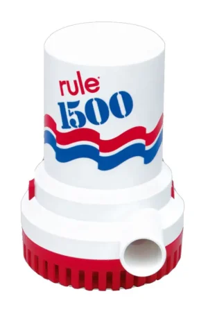 Certified Rule 1500 GPH Non-Automatic Bilge Pump - 24v