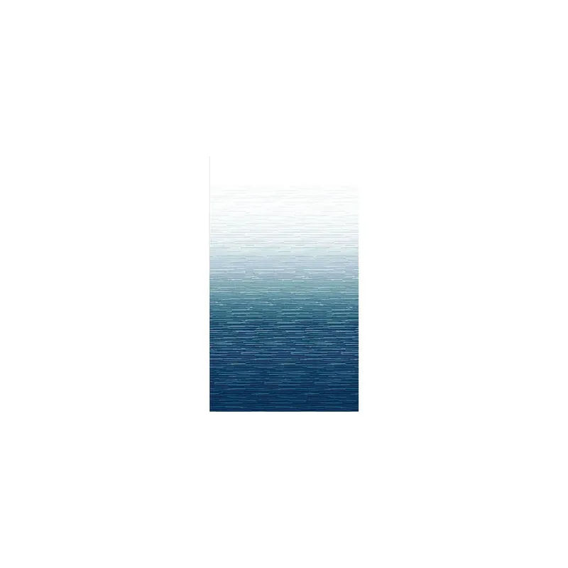 Professional Grade Carefree JU186C00 1-Piece Standard Vinyl Awning Replacement Fabric, 18', Blue Fade on Top Side, White Weatherguard