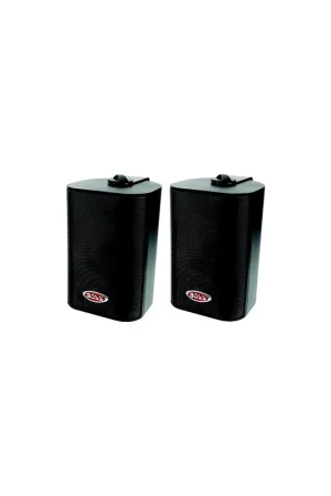 Popular Boss Audio MR43B 4" 3-Way Enclosed System Speakers, Black, Pr.