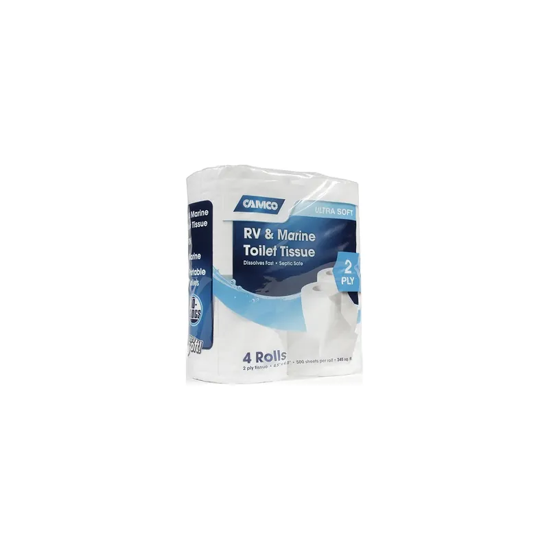 Camco 40274 Toilet Tissue-Toilet Paper 2 Ply 4/Pk 500 Sheets Sale