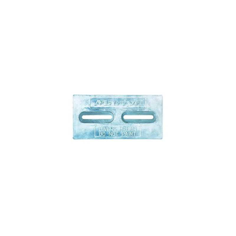 Top Rated Martyr CMDIVERMINI Hull Anode 6" x 4" x 1/2", Zinc