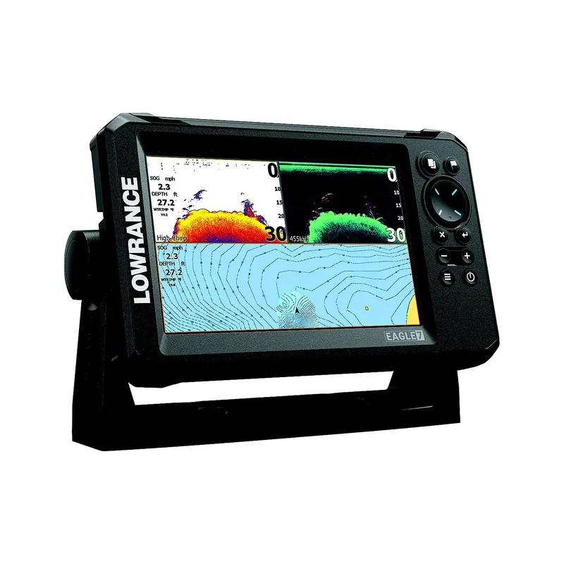 Premium Lowrance 00016227001 Eagle 7 SplitShot™ w/C-MAP® DISCOVER™ US/CA