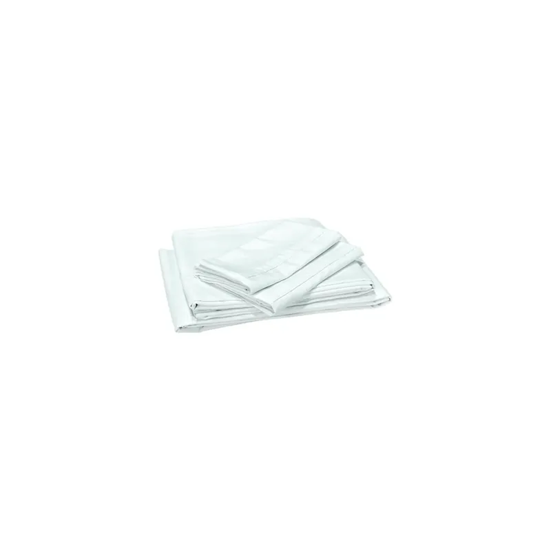 Free Returns Thomas Payne 2020218508 Microfiber Sheet Set, White, Queen