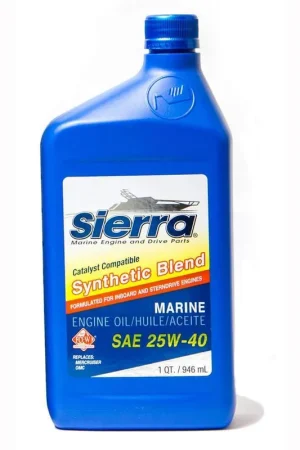 Final Sale Sierra Oil-Catalyst 25w40 Synthetic Quart Pallet #18-9440CAT-2P