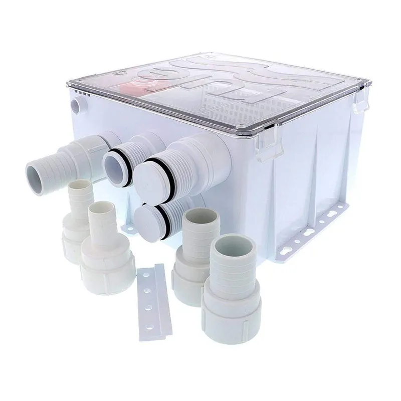 Rule Shower Drain Box with 1100 GPH Pump 24v #99B-24 Trending