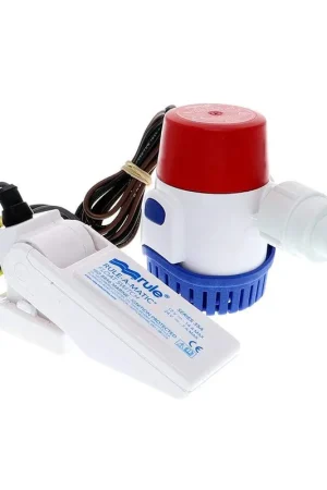 Secure Checkout Rule 500 GPH Standard Bilge Pump Kit with Float Switch 12v #25DA-35A