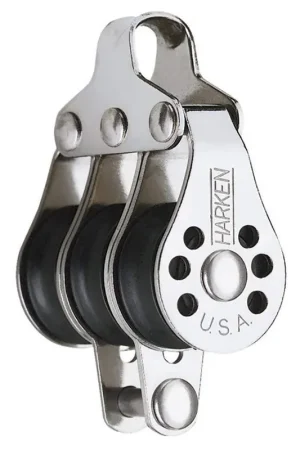 New Arrival Harken 22mm Triple Micro Block with Becket- Fishing #229F