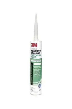 Professional Grade 3M Marine Adhesive Sealant Fast Cure 4200 Black10 oz #06564