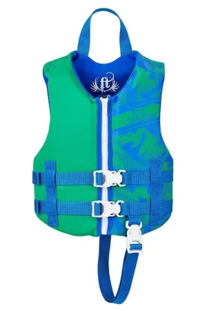 While Supplies Last Full Throttle Child Rapid Dry PFD Green 30-50 lb #142100-400-001-19