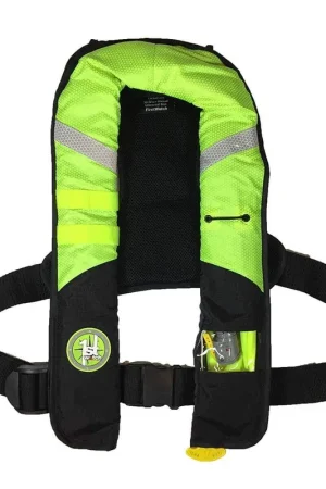Deal First Watch 38 Gram Pro Inflatable PFD Manual Hi-Vis #FW-38PROM-HV