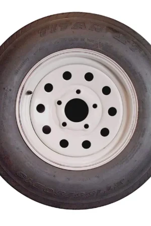 Americana Bias Tire/Wheel 205/65-10e D/5-Hole Silver Modular #3H482 High Quality