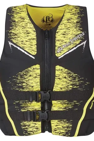 Top Rated Full Throttle Mens Rapid-Dry Vest XL 44-48" Yellow #142500-300-050-19