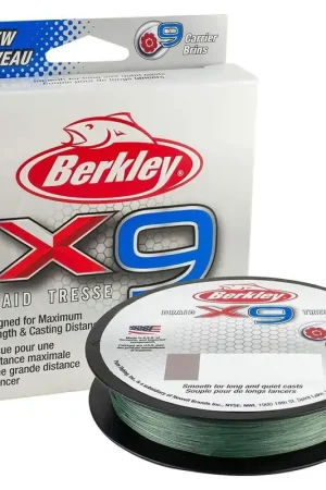 Berkley X9 Braid Low-Vis Green 30 lb 328 Yards #1486827 Reduced Price
