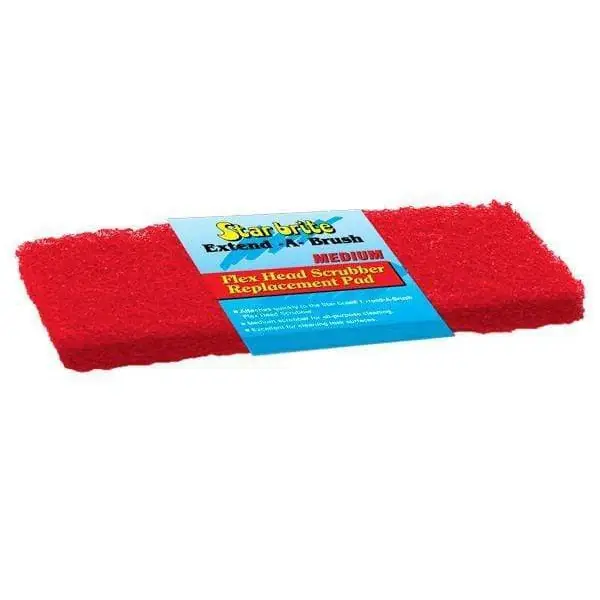 Premium Star brite Scrub Pad Flex Head Medium Red #040126