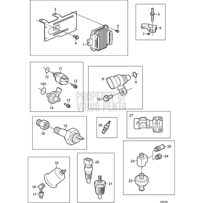 In Demand Volvo Penta Sensor #3858979