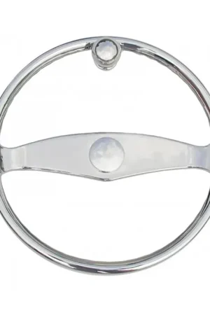 Schmitt & Ongaro 15-1/2" Wheel Stainless with Knob 3/4" Taper #50003 Luxury