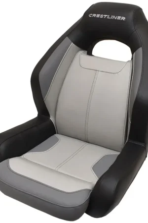 Crestliner Boat Ozark Helm Seat 2281423 | Springfield Black / Gray In Demand