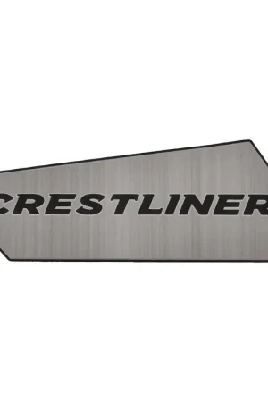Crestliner Boat Bow Mat 2350078 | Gray Brushed Foam Rubber Best Choice