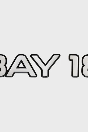 Fast Shipping Lowe Boat Raised Emblem Decal 2369571 | Bay 18 Silver / Black Sticker