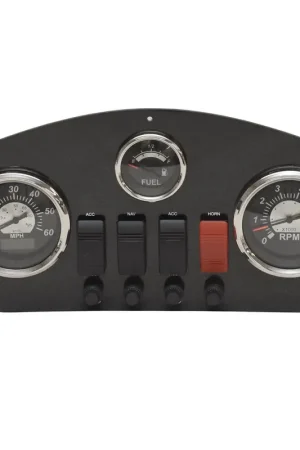 Lowe Boat Dash Gauge Panel 2339628 | VeeThree GPS Speckle Black Must Have