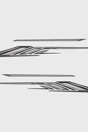 Lowe Boat Graphic Decals 2317180 | Gray Hull Stickers (Set of 4) Must Have