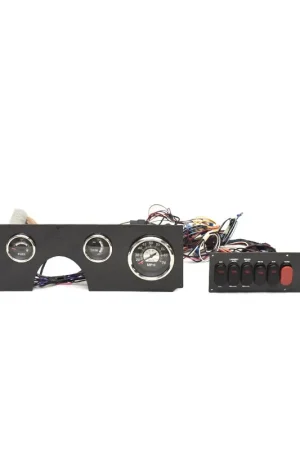 Don't Miss Out Lowe Boat Dash Gauge Switch Panels 2426914 | Black Speckle (Set of 2)