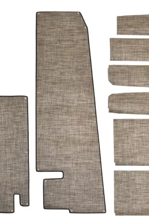 Buy Online Cobalt 2022 A36 Boat Woven Vinyl Cockpit Mats 407508 | Beige (Kit)