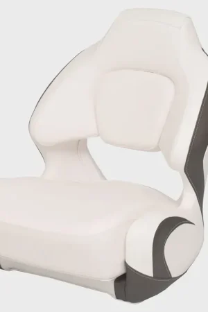 2019 Chaparral H2O Boat Captains Helm Seat 31.00993 | White Brown Factory Price