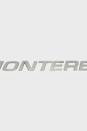 Best Choice Monterey Boats Raised Logo Decal 95104010-01-LOGO | Silver Sticker