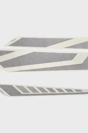 Tige Boat Port Hull Decals Q4217P | Black / Gray Stickers (Set of 3) Fast Shipping