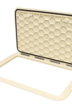 Express Delivery Jim Black Boat Hatch Door 581-1624-08 | 25 x 16 3/4 Inch Dream White