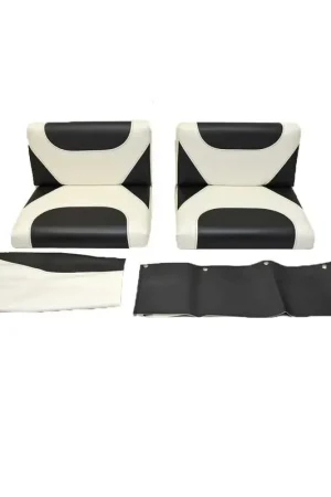 Bargain Alumacraft Boat Seat Cushion Set 22140008145 | White Charcoal (6 PC)