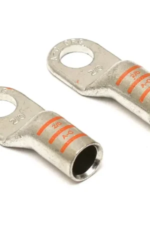 Authentic Sea Ray Boat Battery Lug Connectors 2110877 | Sundancer 2/0 AWG 1/2 Inch (Pair)