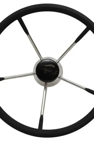 Whitecap Boat Steering Wheel S-9004 | 15 Inch Stainless Steel Luxury