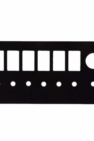 Hurricane Boat Blank Console Switch Panel 238797 | SunDeck Black Bargain