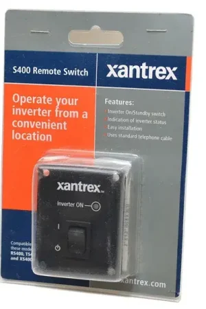 Xantrex Boat Inverter Remote Switch S400 | Rs400 / TS400 / ZS400 Black Professional Grade