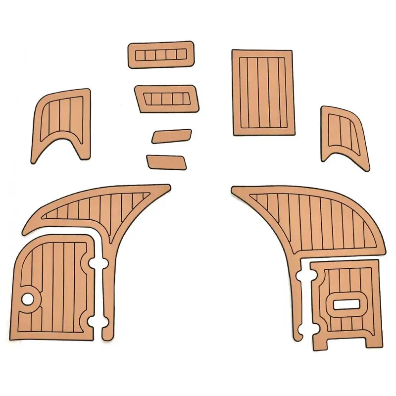 Hurricane Boat Swim Platform Mats 448474 | SD 217 218 Teak (Set Of 11) Best Seller