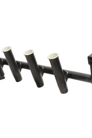Wellcraft Boat Backrest Rod Holder 033-1315-BW | 4-Tube 39 3/8 Inch Black Instant Buy