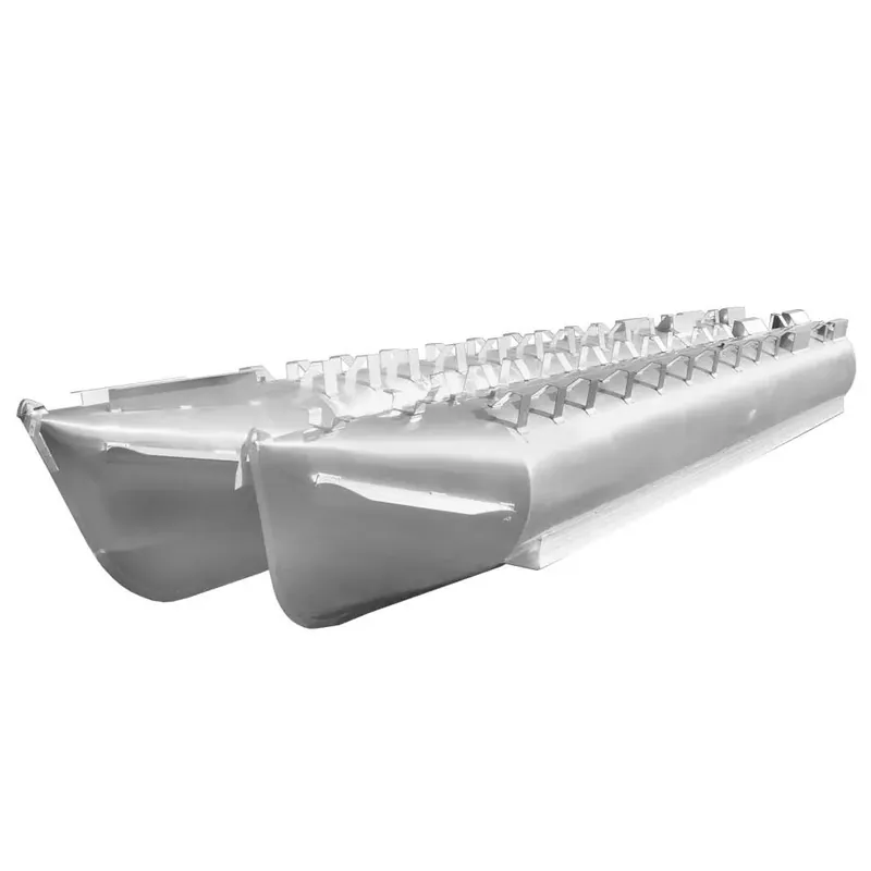 Pontoon Boat Logs Floats Tube | 22 FT x 25 Inch w/ Strakes (Set of 2) While Supplies Last