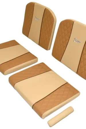 Affordable Ranger Boat Aft Seat Cushion | 2510 / 2360 Bay Brown Beige (Port/STBD)