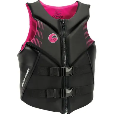 Limited Offer Connelly Aspect Women's Neoprene Life Jacket, Pink/Black