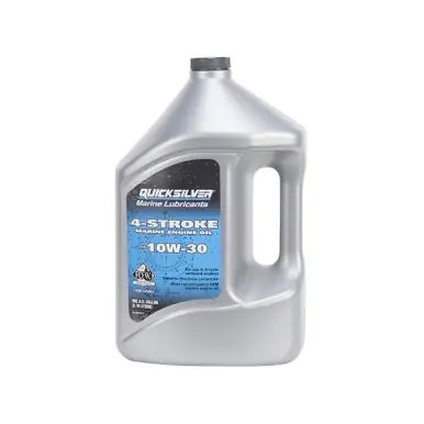 Affordable Quicksilver 10W-30 4-Stroke Marine Engine Oil - Gallon