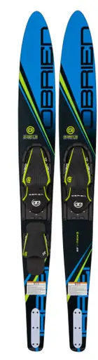 Best Choice O'Brien Celebrity Combo 68" Blue Waterskis W/ X-7 Bindings