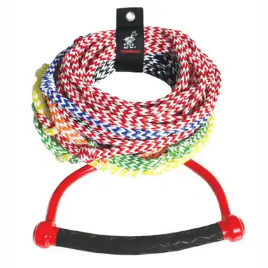 Airhead 8-Section Water Ski Rope Radius Handle 75' Same Day Shipping
