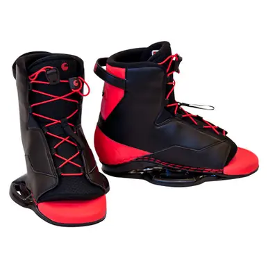 2025 Connelly Empire (Red) Wakeboard Bindings Instant Buy