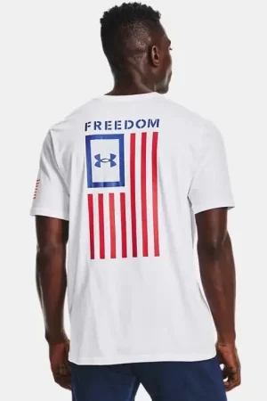Affordable Under Armour - UA Freedom Flag USA Mens T-Shirt